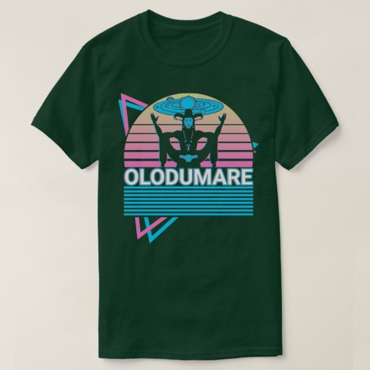 Olodumare Orisha African Deity Yoruba Religion Ret T-shirt (Design voorkant)