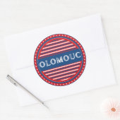 Olomouc City Pride Emblem – Czech Identity Ronde Sticker (Envelop)
