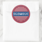 Olomouc City Pride Emblem – Czech Identity Ronde Sticker (Tas)