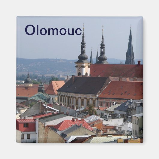 Olomouc tsjechische magneet (Voorkant)