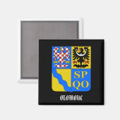 Olomouc Tsjechische Republiek Keukenmagneet Magneet (Voorkant / Achterkant)