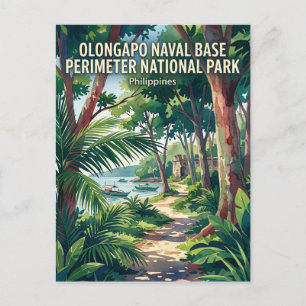 Olongapo Naval Base Perimeter Nationaal Park Briefkaart