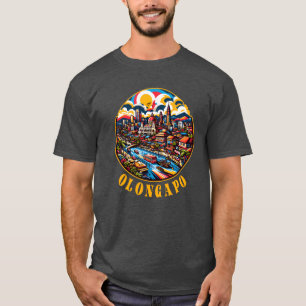 Olongapo Stad Filippijnen Filipina Pilipinas vinta T-shirt