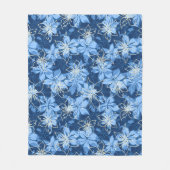 Olowalu Hibiscus Hawaiian Camo Aloha Shirt Print Fleece Deken (Voorkant)