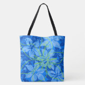 Olowalu Hibiscus Hawaiian Camo Beach Bag Tote Bag (Achterkant)