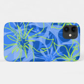 Olowalu Hibiscus Hawaiian Camo Blue Case-Mate iPhone Case (Achterkant (horizontaal))