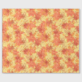 Olowalu Hibiscus Hawaiian Camo Cadeaupapier (Vlak)