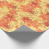 Olowalu Hibiscus Hawaiian Camo Cadeaupapier (Hoek)