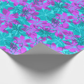 Olowalu Hibiscus Hawaiian Camo Cadeaupapier (Hoek)