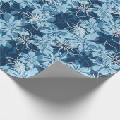 Olowalu Hibiscus Hawaiian Camo Cadeaupapier (Hoek)