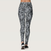 Olowalu Hibiscus Hawaiian Camo Floral Leggings (Achterkant)