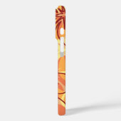 Olowalu Hibiscus Hawaiian Camo Papaya Case-Mate iPhone Case (Achterkant / Links)