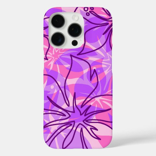 Olowalu Hibiscus Hawaiian Camo Pink Case-Mate iPhone Case (Achterkant)