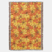 Olowalu Hibiscus Hawaiian Camo Throw Blankets Deken (Voorkant Verticaal)