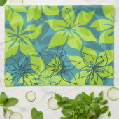 Olowalu Hibiscus Hawaiian Kitchen Towel Theedoek (Gevouwen)