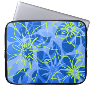 Olowalu Hibiscus Hawaiian Neopree Wetsuit Laptop Sleeve