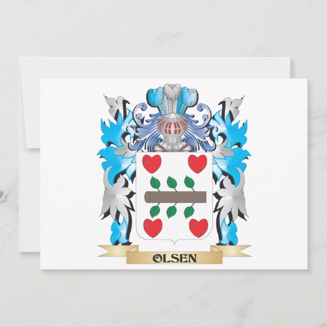 Olsen Coat of Arms - Familiekust (Voorkant)
