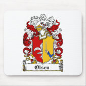 Olsen Family Crest Muismat (Voorkant)
