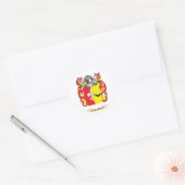 Olson Coat of Arms (gezinscrest) Ronde Sticker (Envelop)