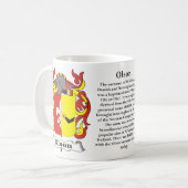 Olson Family Coat of Arms Mok (Voorkant links)