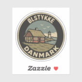 Ølstykke, Denemarken Danmark Sticker (Vel)