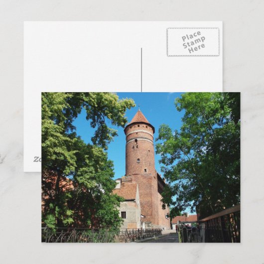 Olsztyn Medieval Gothic Castle II - briefkaart (Voorkant / Achterkant)
