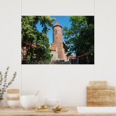 Olsztyn middeleeuws gotisch kasteel II - poster (Keuken)