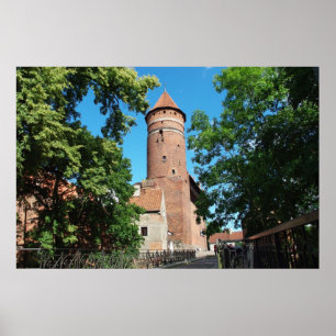 Olsztyn middeleeuws gotisch kasteel II - poster