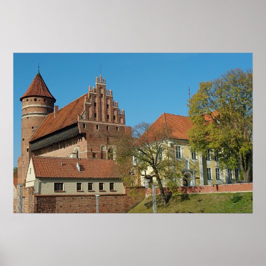 Olsztyn middeleeuws gotisch kasteel III - Poster (Voorkant)