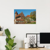Olsztyn middeleeuws gotisch kasteel III - Poster (Thuiskantoor)