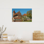 Olsztyn middeleeuws gotisch kasteel III - Poster (Keuken)