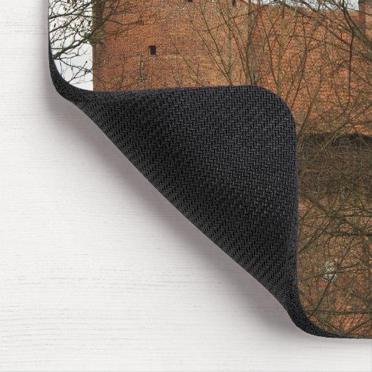 Olsztyn middeleeuws gotisch kasteel - mousepad muismat (Hoek)