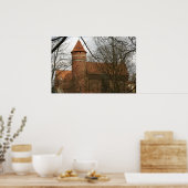 Olsztyn middeleeuws gotisch kasteel poster (Keuken)