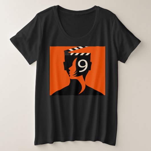 OLT: Negen Plus maat Vrouwen T-shirt (Design voorkant)