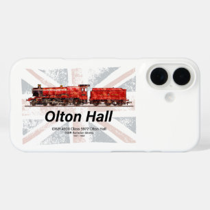 Olton Hall  stoomtrein Engels Locomotief iPhone 16 Hoesje