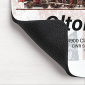 Olton Hall  stoomtrein Engels Locomotief Muismat (Hoek)