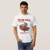 Olton Hall stoomtrein Engels Locomotief T-shirt (Voorkant volledig)