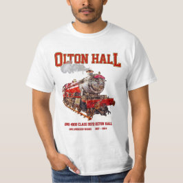 Olton Hall  stoomtrein Engels Locomotief T-shirt