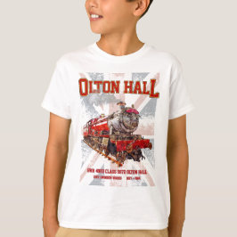 Olton Hall  stoomtrein Engels Locomotief T-shirt