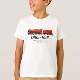 Olton Hall  stoomtrein Engels Locomotief T-shirt