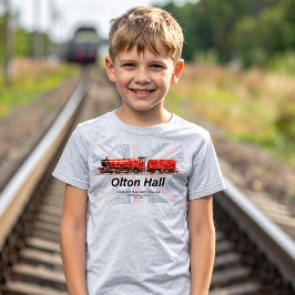Olton Hall  stoomtrein Engels Locomotief T-shirt