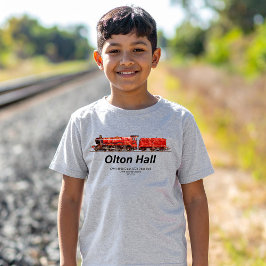 Olton Hall  stoomtrein Engels Locomotief T-shirt