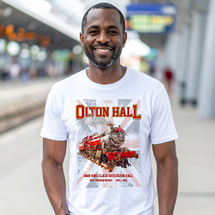 Olton Hall  stoomtrein Engels Locomotief T-shirt