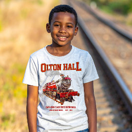 Olton Hall  stoomtrein Engels Locomotief T-shirt