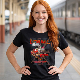Olton Hall  stoomtrein Engels Locomotief T-shirt