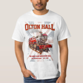 Olton Hall  stoomtrein Engels Locomotief T-shirt