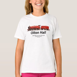 Olton Hall  stoomtrein Engels Locomotief T-shirt