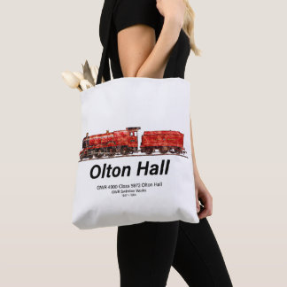 Olton Hall  stoomtrein Engels Locomotief Tote Bag