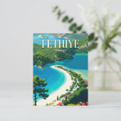 Ölüdeniz-lagune Turkije Briefkaart (Staand voorkant)