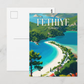 Ölüdeniz-lagune Turkije Briefkaart (Voorkant / Achterkant)